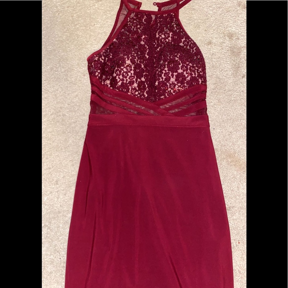 Maroon Formal Dress